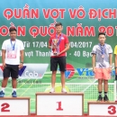 Giải vô địch nam toàn quốc 2017: Minh Tuấn lên ngôi vô địch