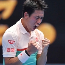 Thắng kịch tính 'Vua giao bóng', Nishikori tiến vào vòng 3 Australian Open