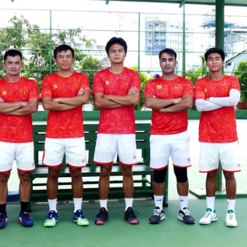 Đội tuyển quần vợt nam Việt Nam thi đấu Davis Cup tại Jordan