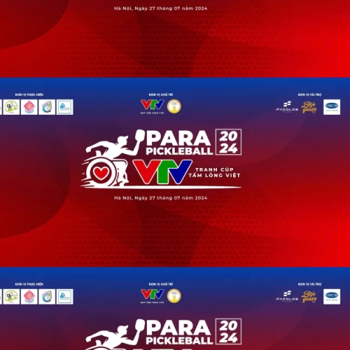 Khởi tranh Giải “Para Pickleball 2024 tranh cúp Tấm lòng Việt VTV” tại Hà Nội
