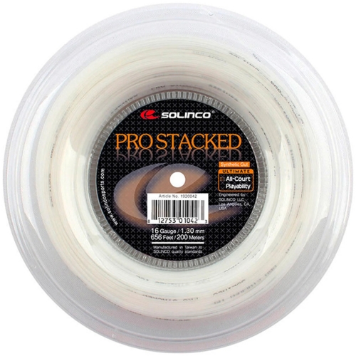 Vì sao Solinco Pro Stacked nên nằm ở dây ngang? Bộ đôi hoàn hảo với các dây Poly trơn!
