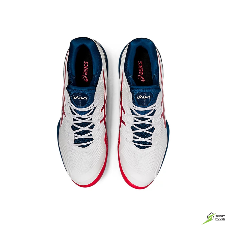 Giày Tennis Asics 2022 Court FF Novak Djokovic WHITE/MAKO BLUE  ()