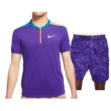 Bộ quần Tennis Nike Court Breathe Slam Melbourne L Court Purple (CV2491 - 547 +CV2519 - 547)