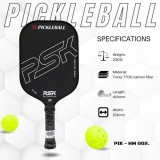 Vợt Pickleball HM - 002 ( PSK ) (White)