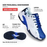 Giày Pickleball Jogarbola Ranger White/Royal