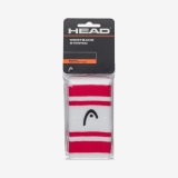Băng chặn mồ hôi Tay Head 5 inch 285874 - Màu Trắng Viền Hồng (Đôi)