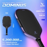Vợt Pickleball Kamito Dominus / Màu Xanh Tím Nhạt