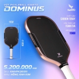 Vợt Pickleball Kamito Dominus / Màu Hồng Ánh Kim