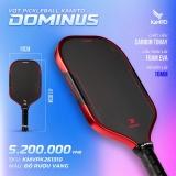 Vợt Pickleball Kamito Dominus / Màu Đỏ Rượu Vang